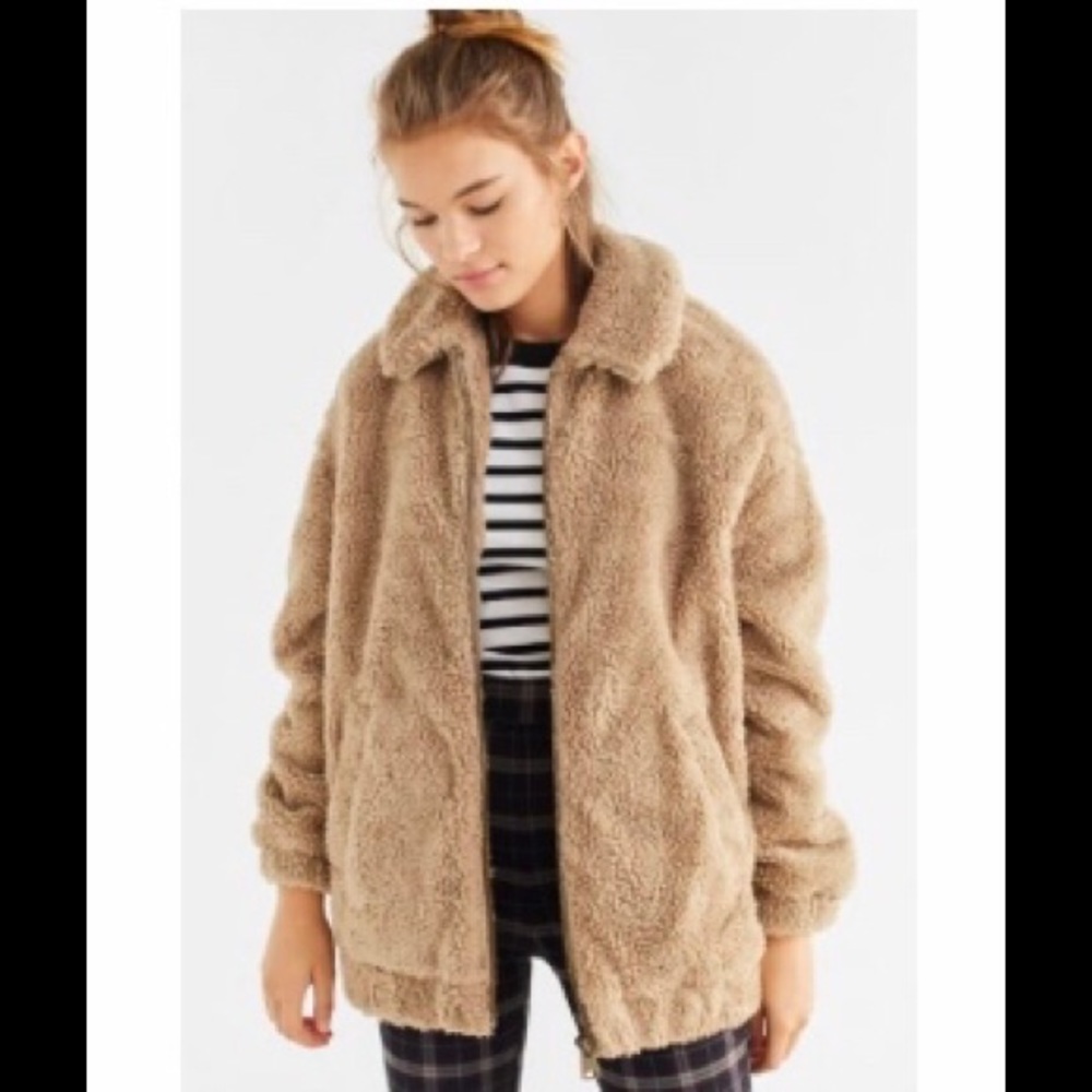 Urban Outfitters teddy jacket